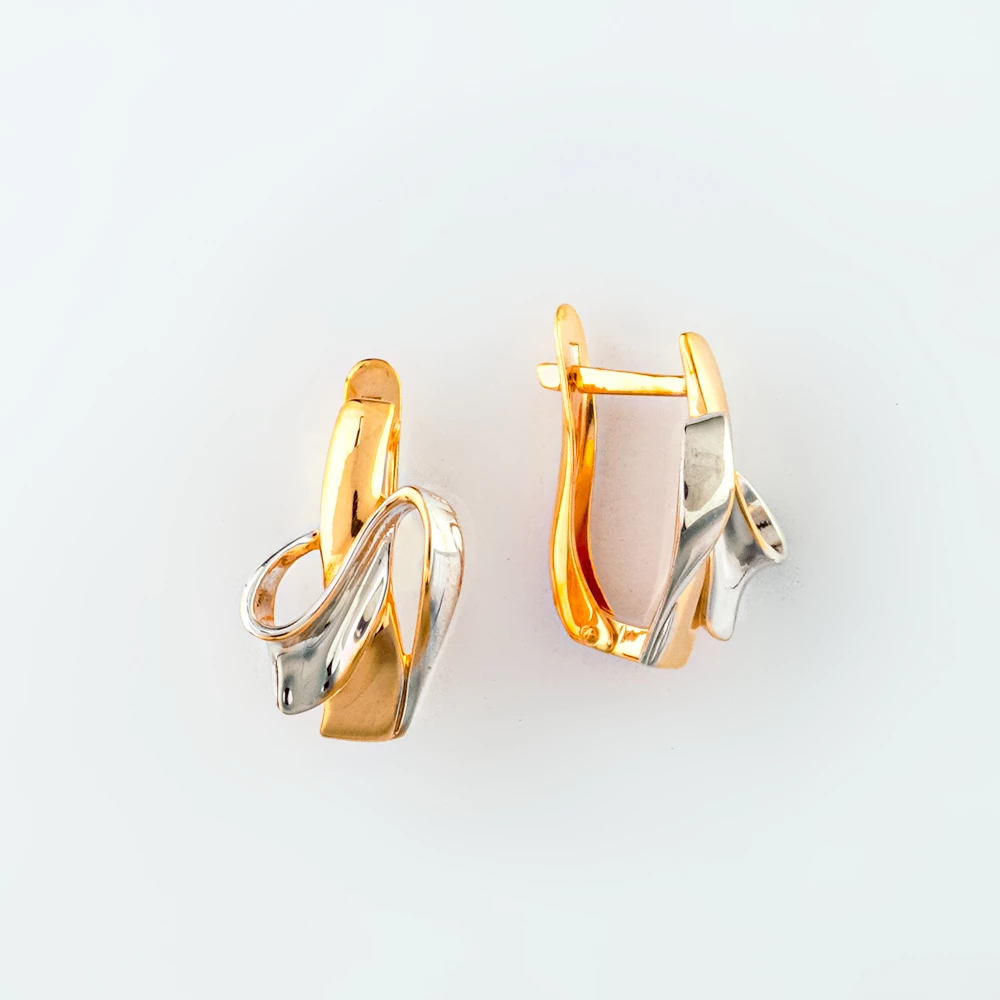 Серьги из красного золота 585 пробы
