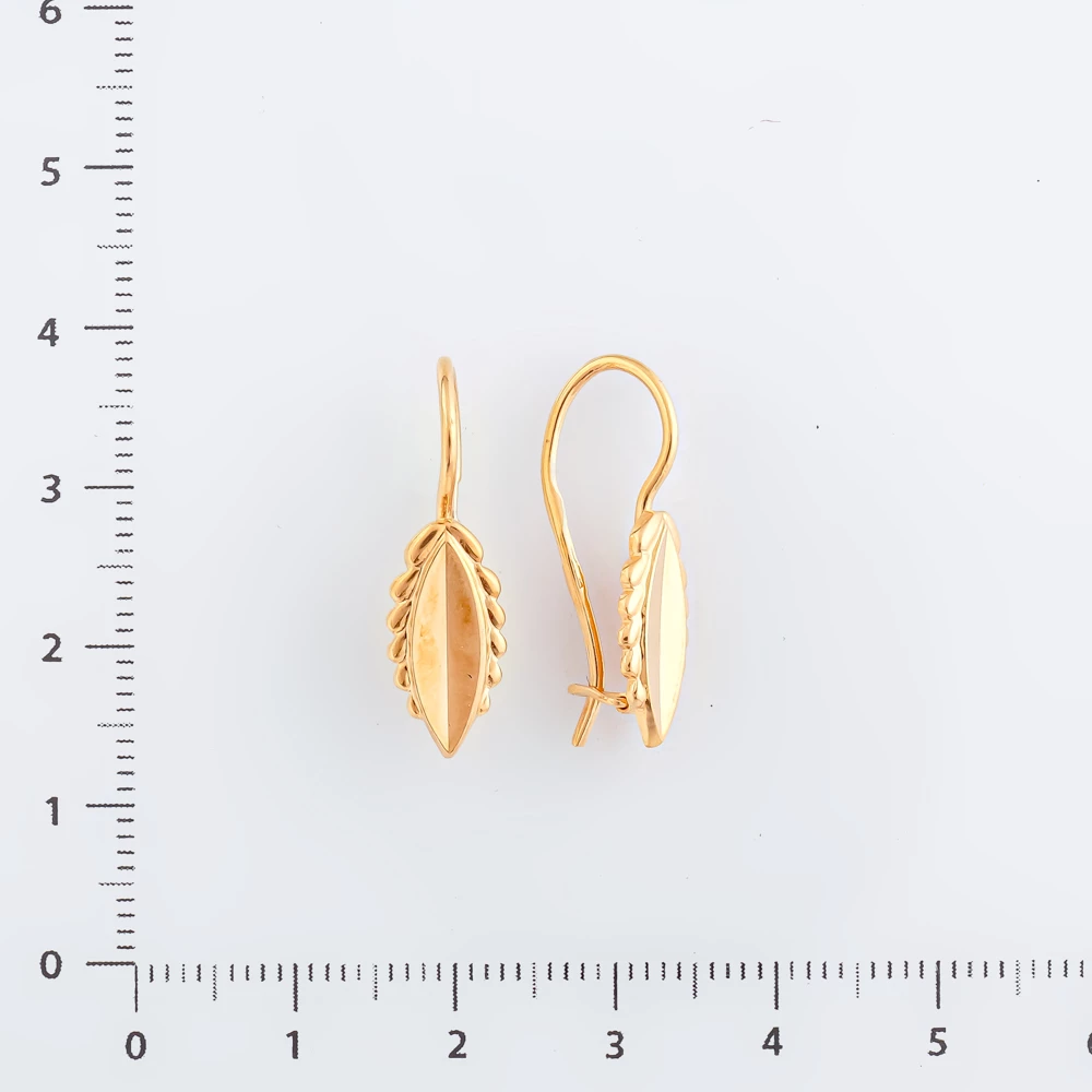 Серьги из красного золота 583 пробы