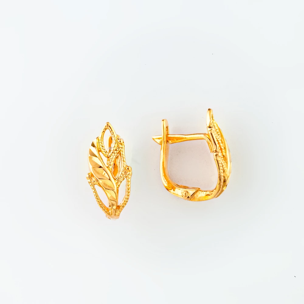 Серьги из красного золота 585 пробы