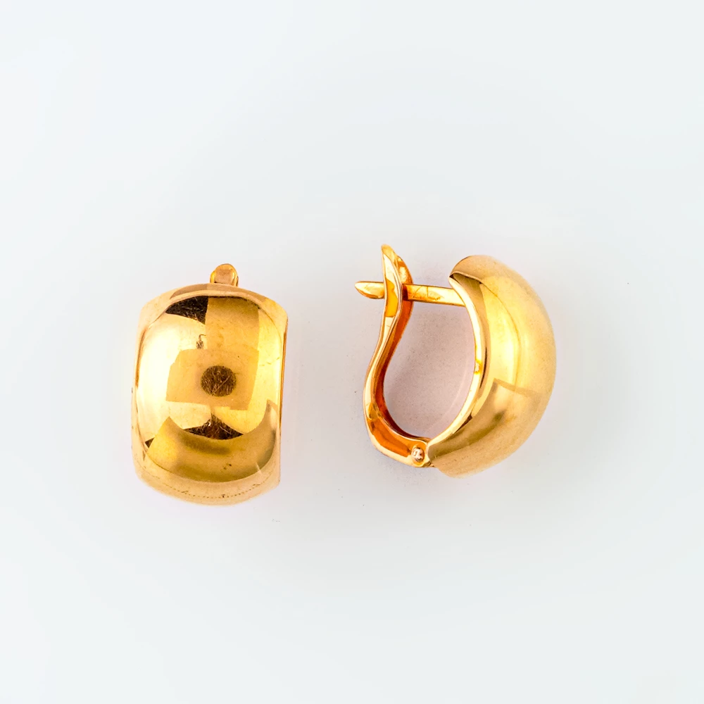 Серьги из красного золота 585 пробы