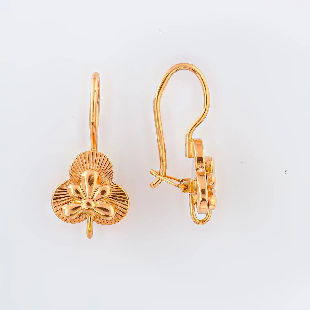 Серьги из красного золота 583 пробы