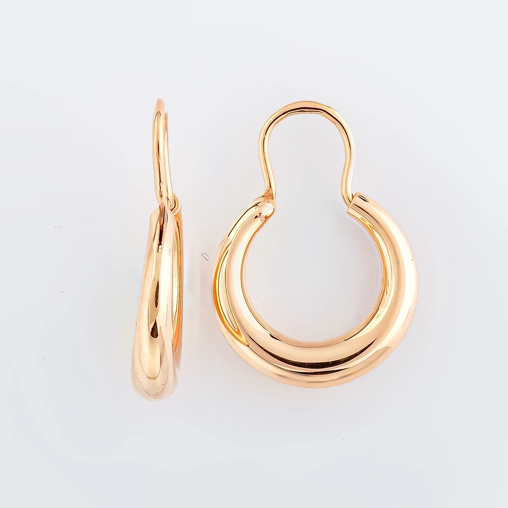 Серьги из красного золота 585 пробы