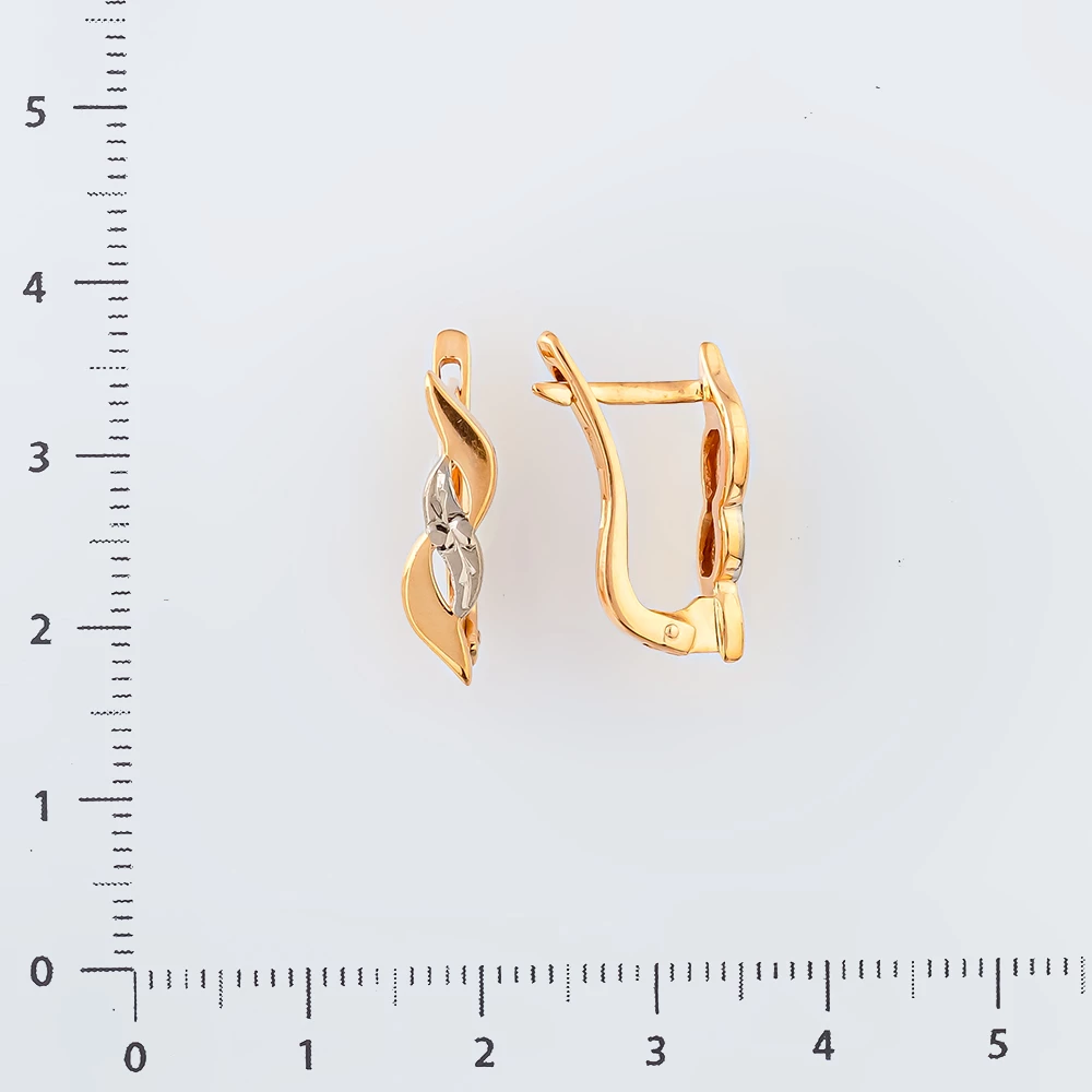 Серьги из красного золота 583 пробы