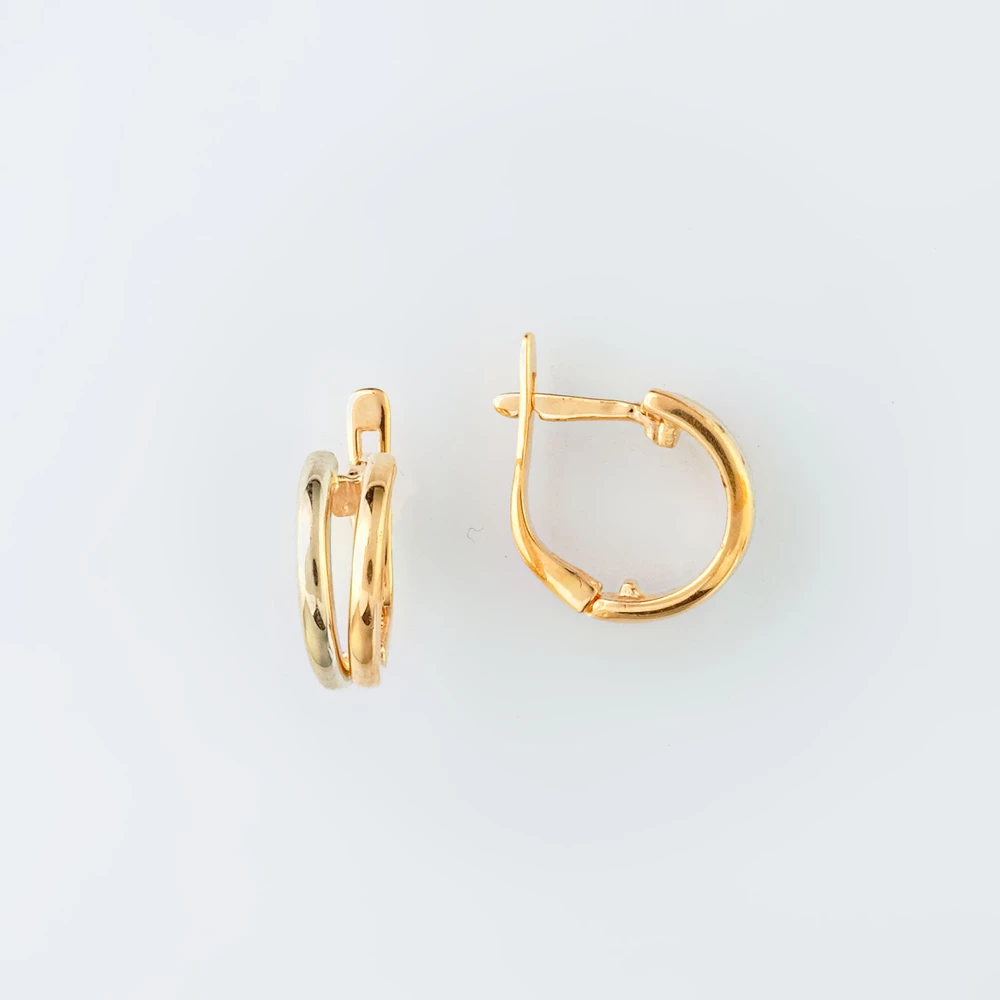Серьги из красного золота 585 пробы