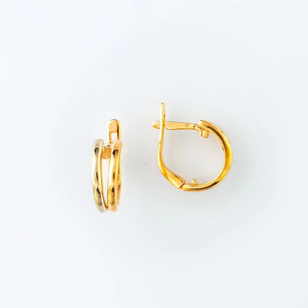 Серьги из красного золота 585 пробы