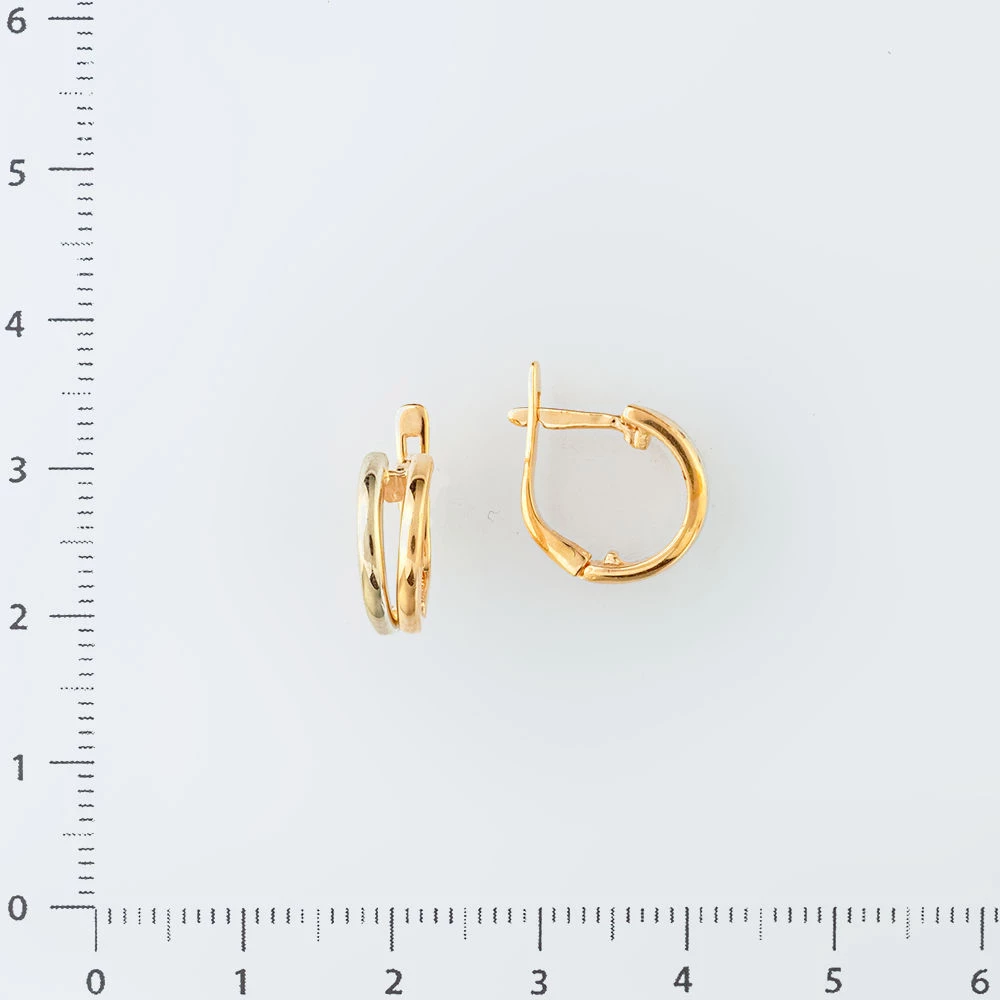 Серьги из красного золота 585 пробы