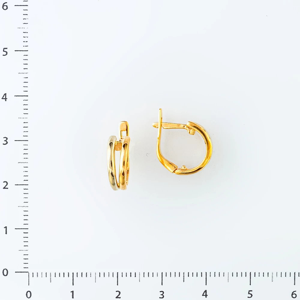 Серьги из красного золота 585 пробы