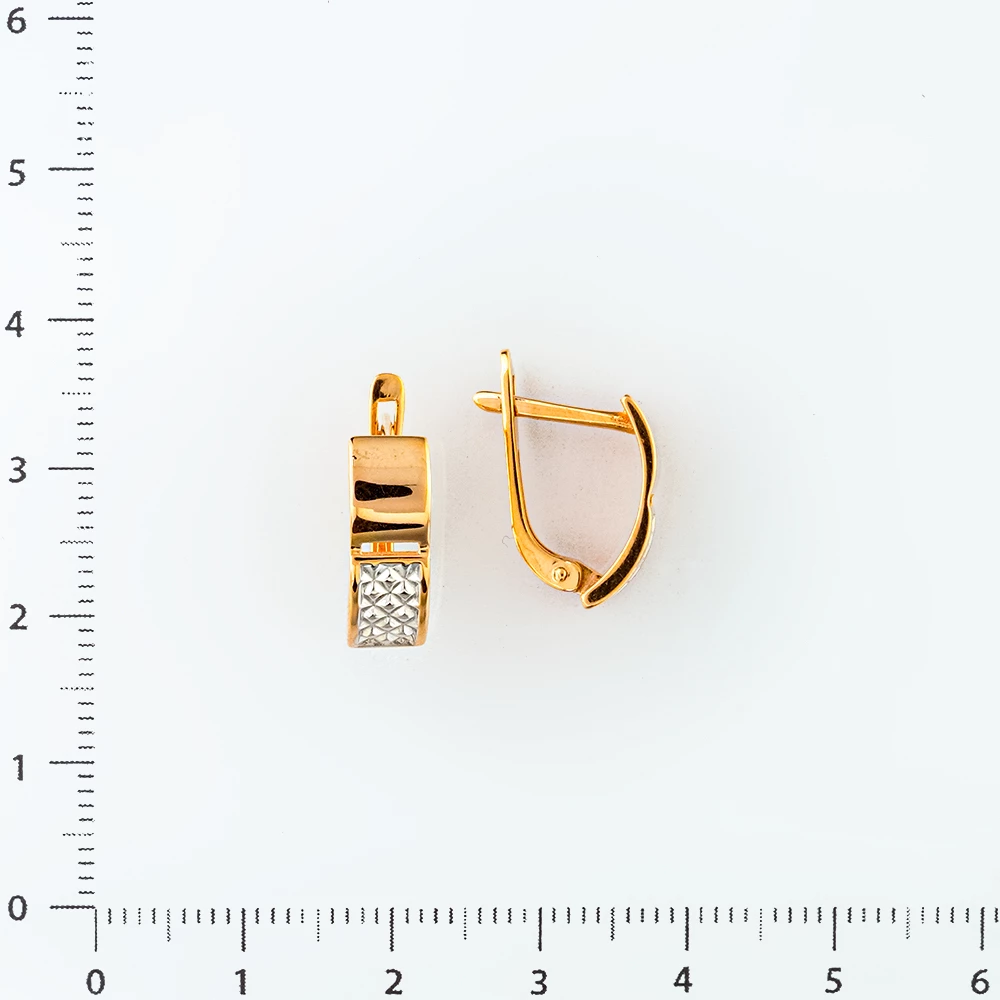Серьги из красного золота 585 пробы