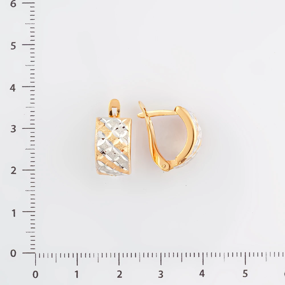 Серьги из красного золота 585 пробы