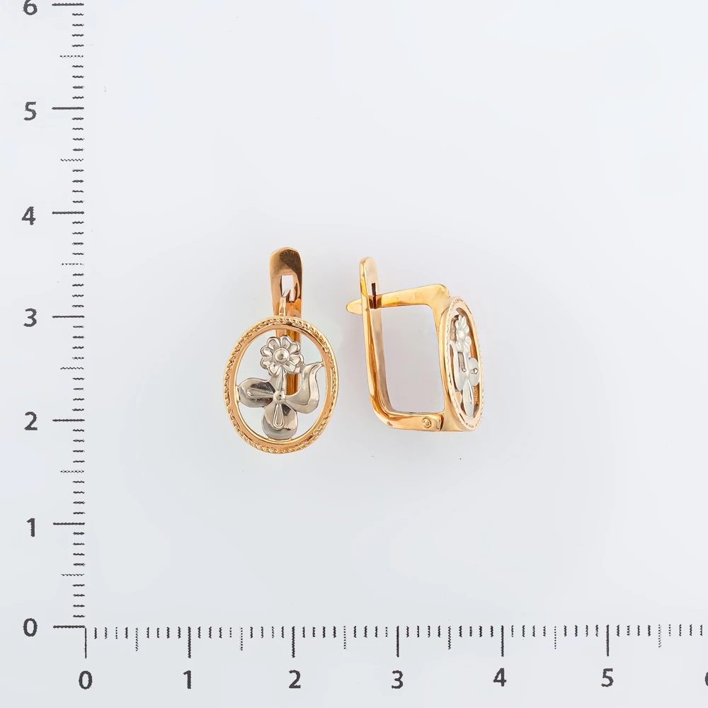 Серьги из красного золота 583 пробы
