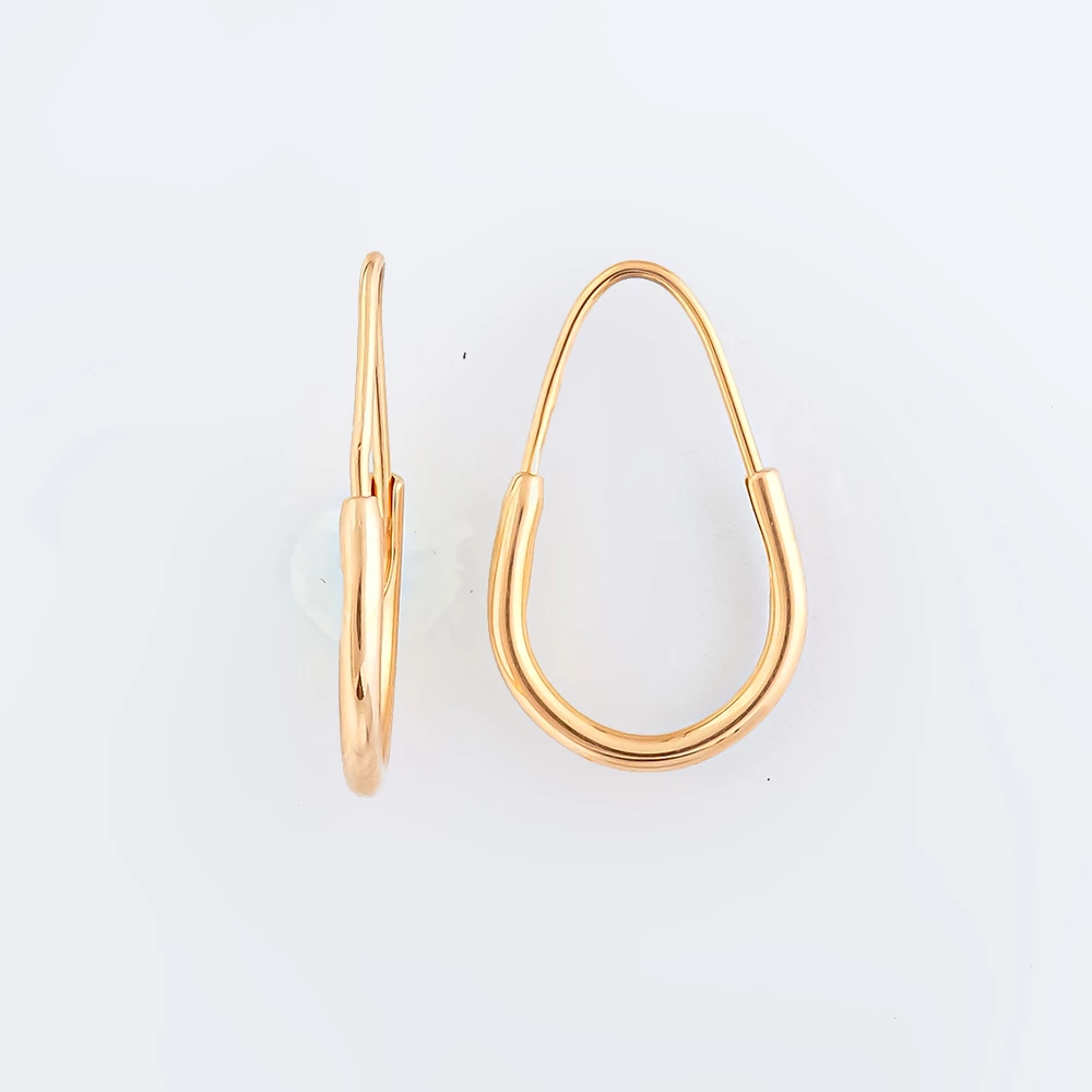 Серьги из красного золота 583 пробы