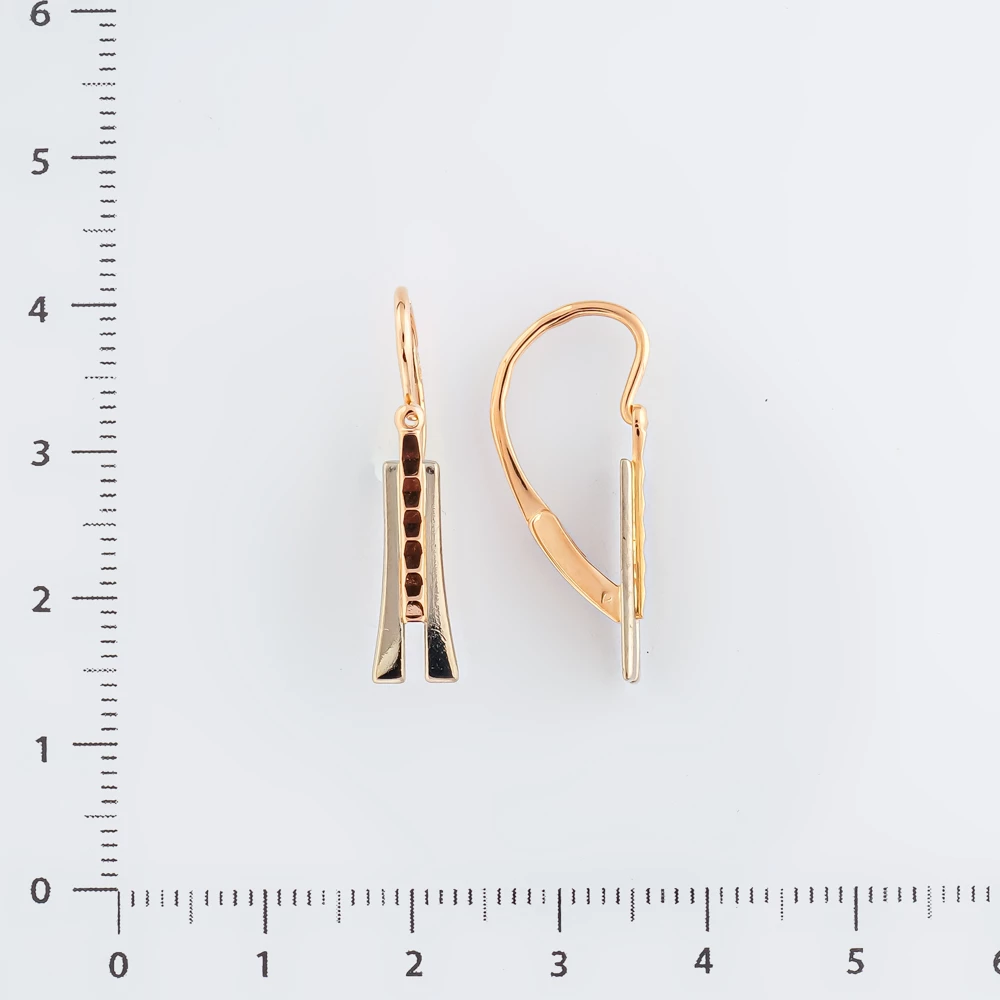 Серьги из красного золота 583 пробы
