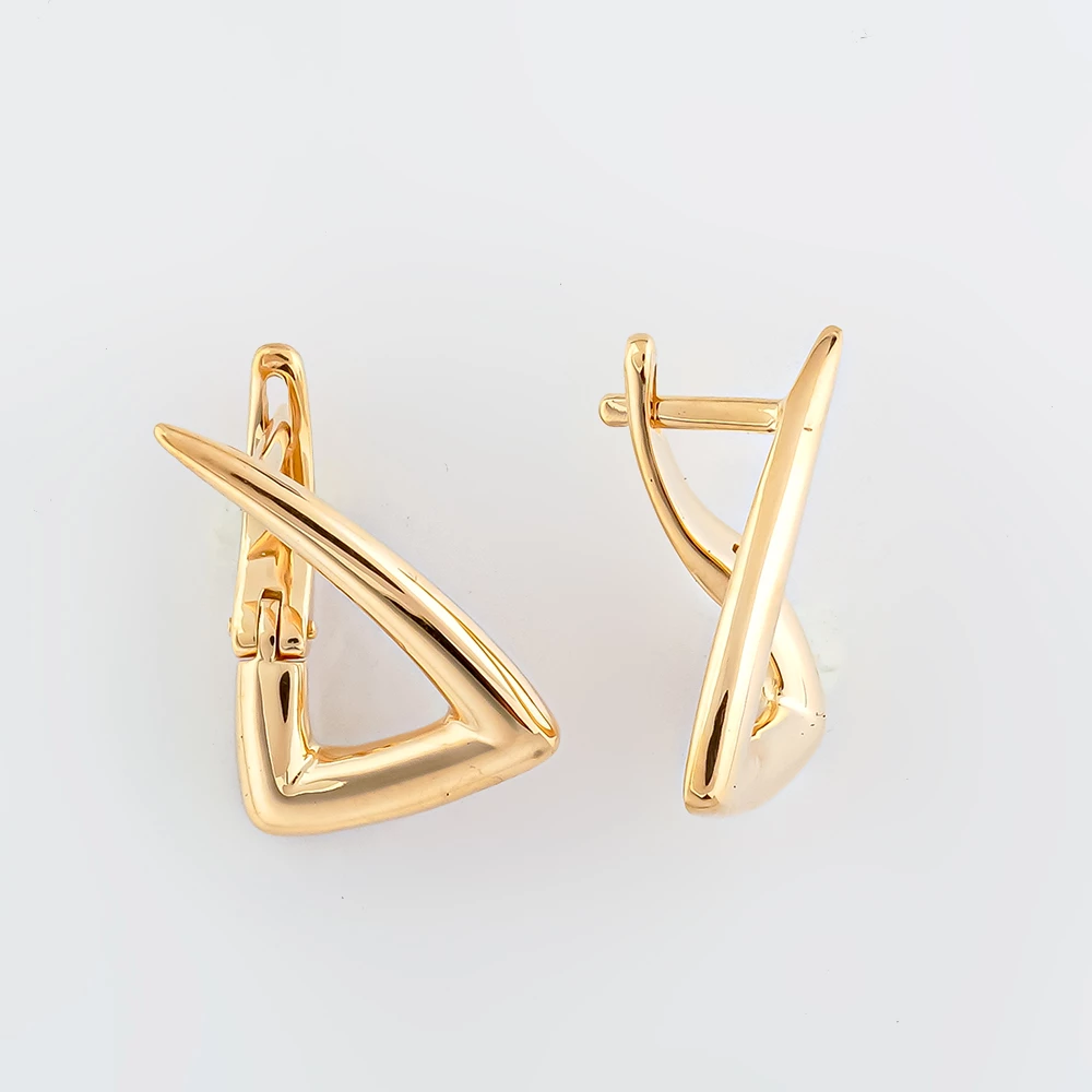 Серьги из красного золота 585 пробы
