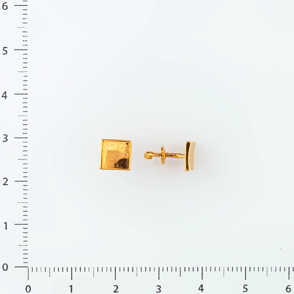 Серьги из красного золота 585 пробы