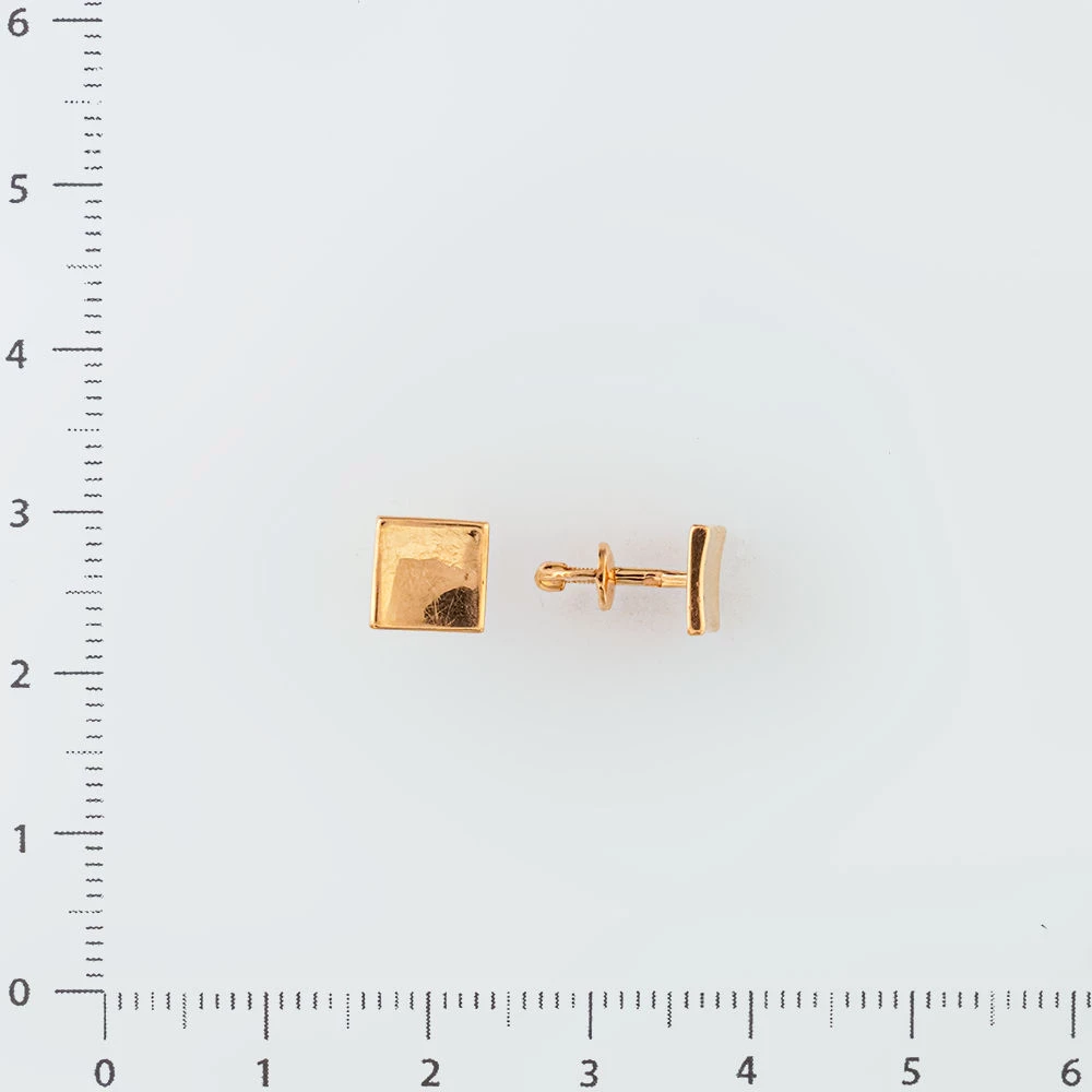 Серьги из красного золота 585 пробы