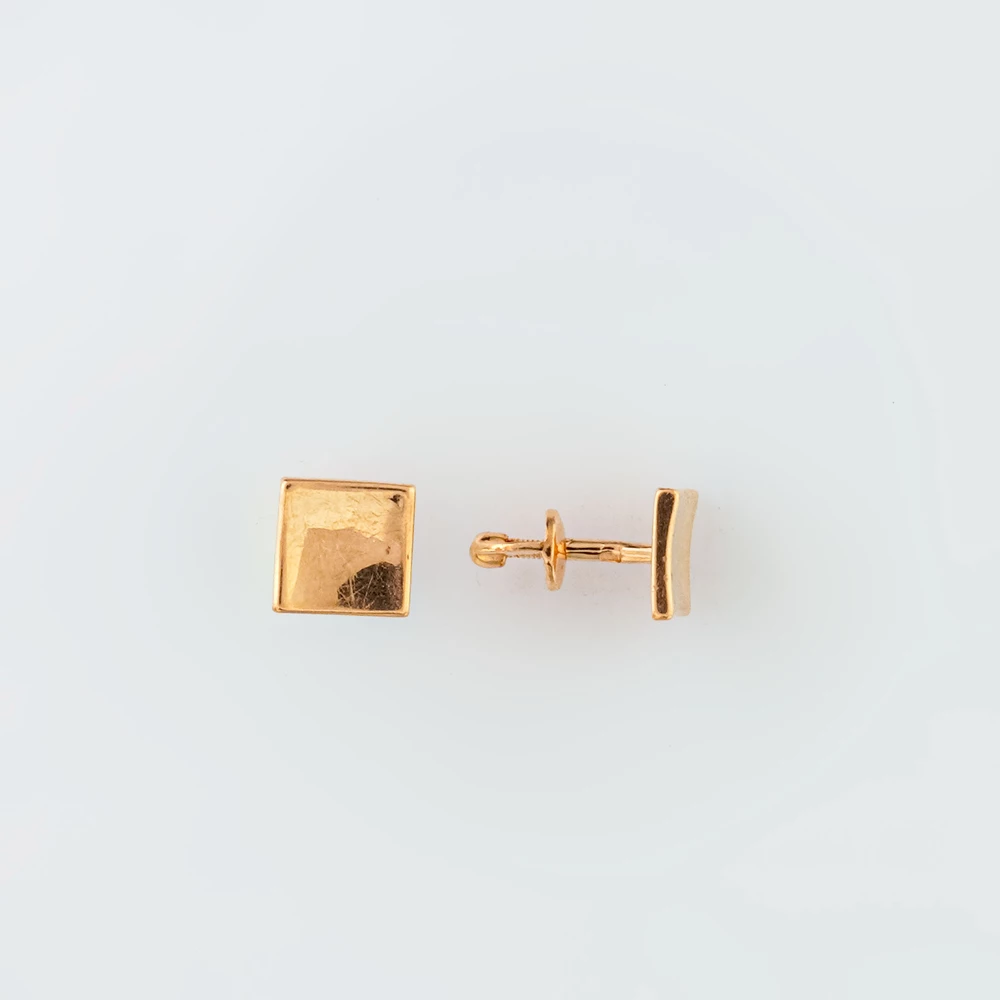 Серьги из красного золота 585 пробы