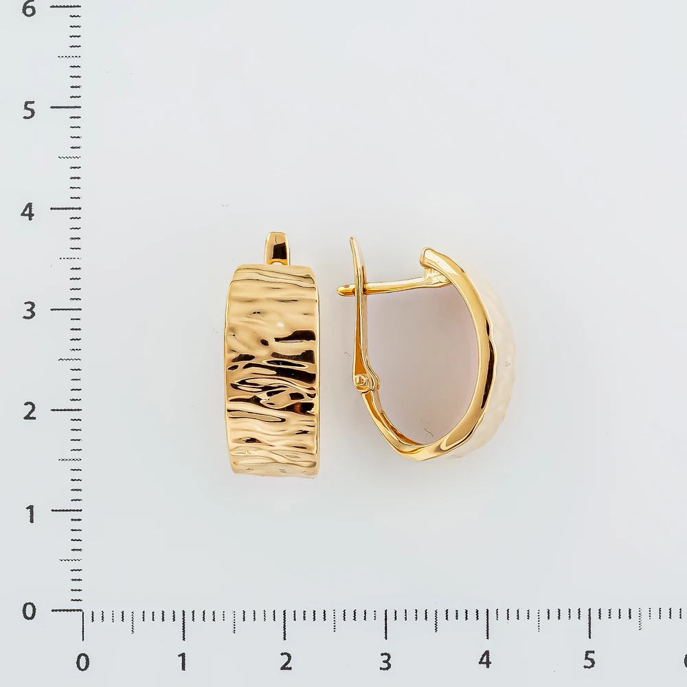 Серьги из красного золота 585 пробы