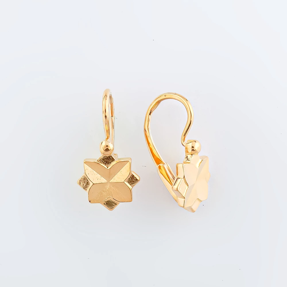 Серьги из красного золота 583 пробы