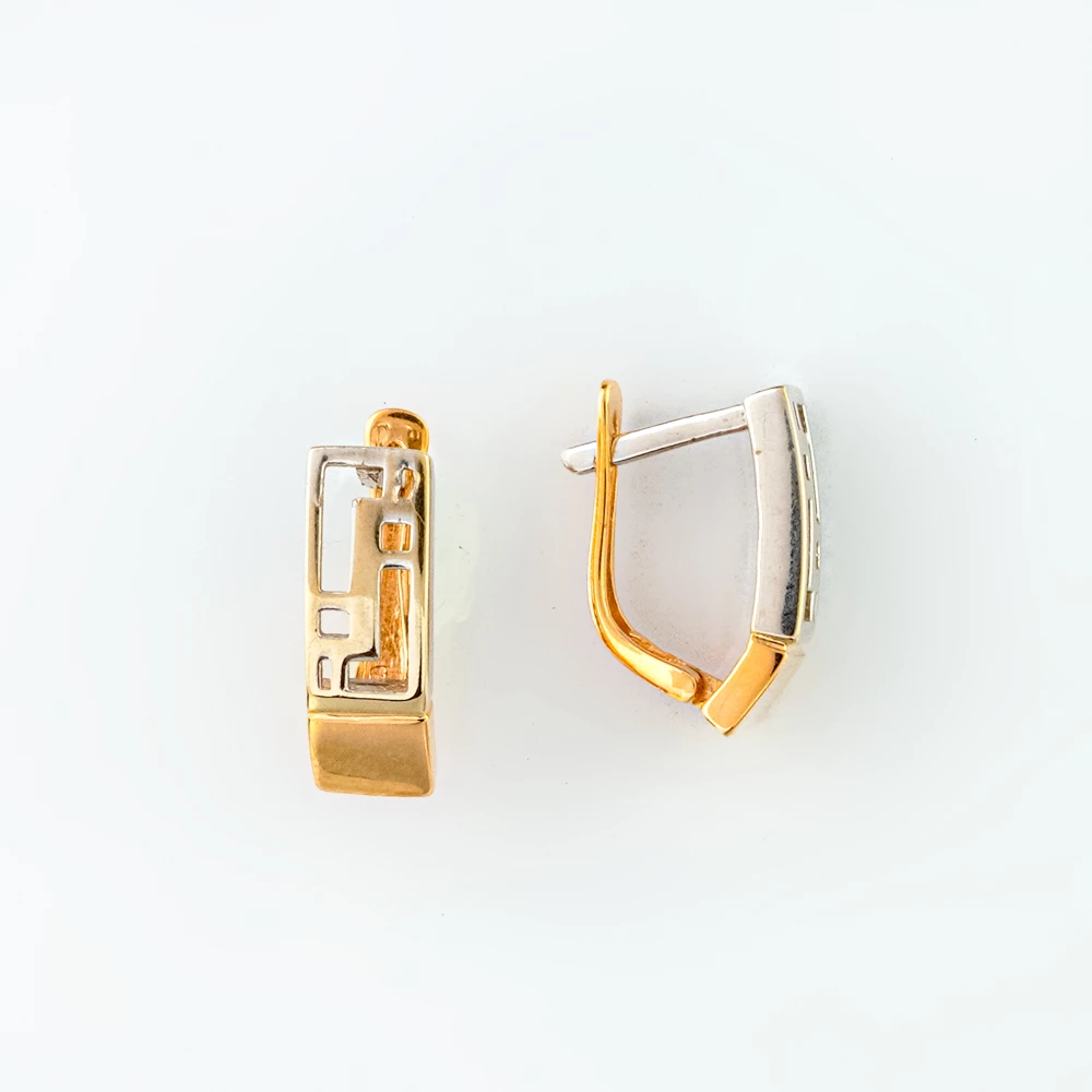 Серьги из красного золота 585 пробы