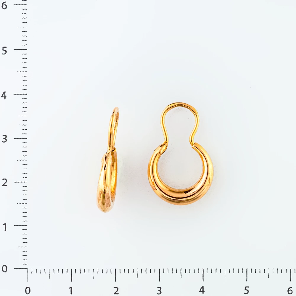 Серьги из красного золота 583 пробы