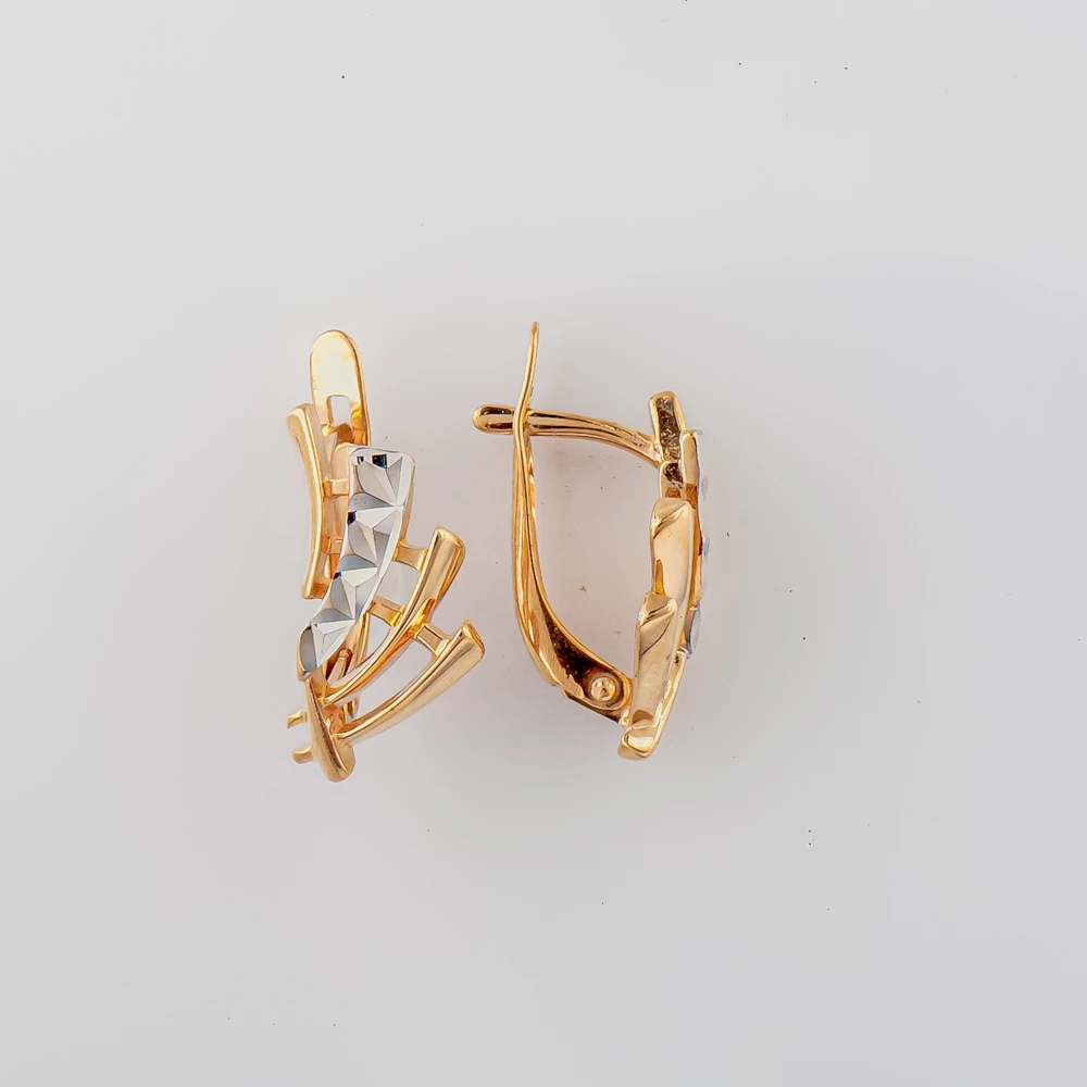 Серьги из красного золота 585 пробы
