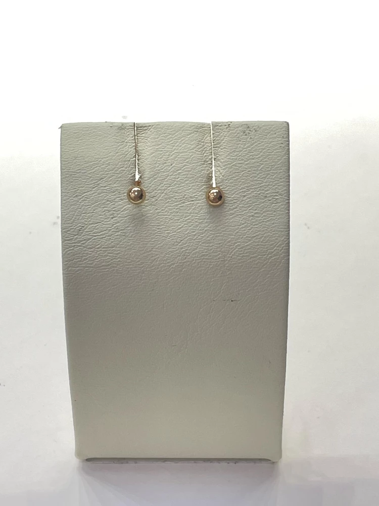 Серьги из красного золота 585 пробы