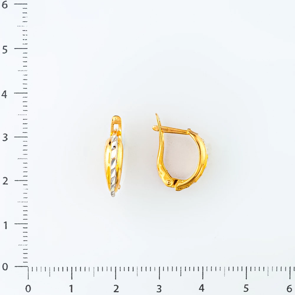Серьги из красного золота 585 пробы