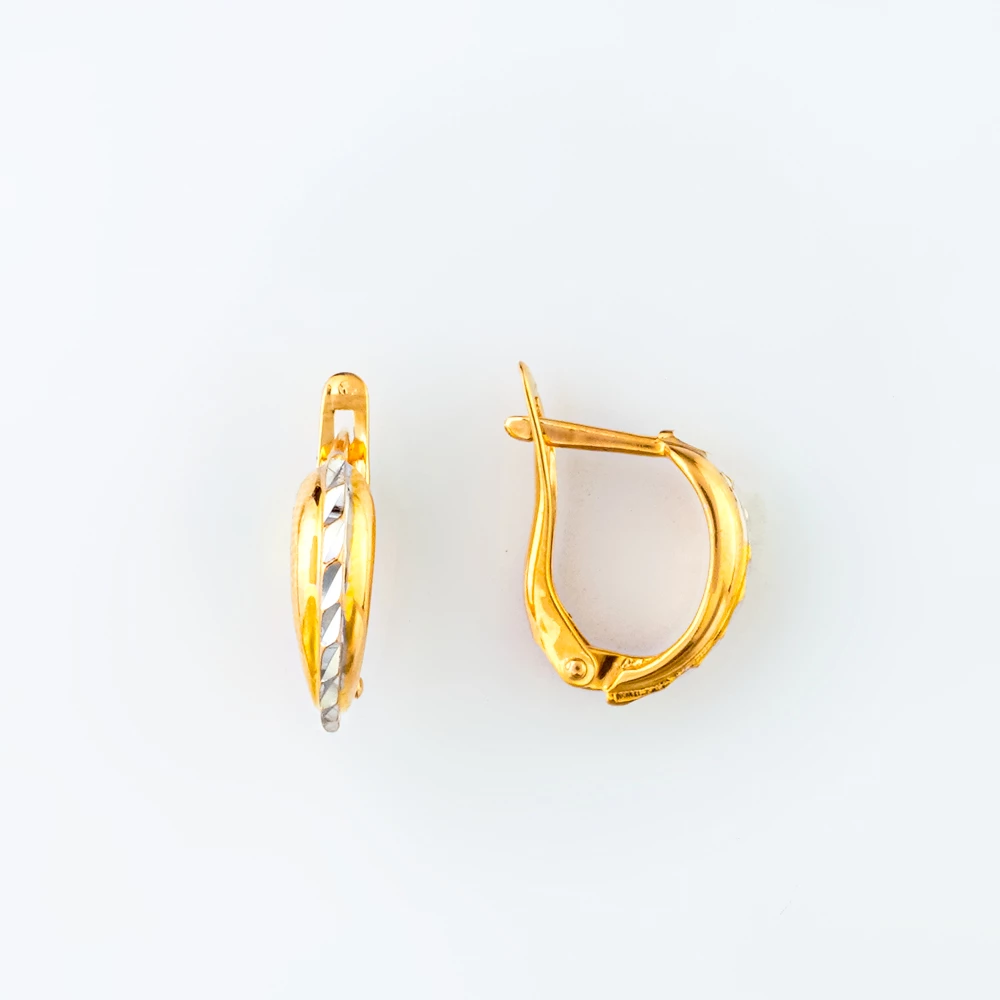 Серьги из красного золота 585 пробы