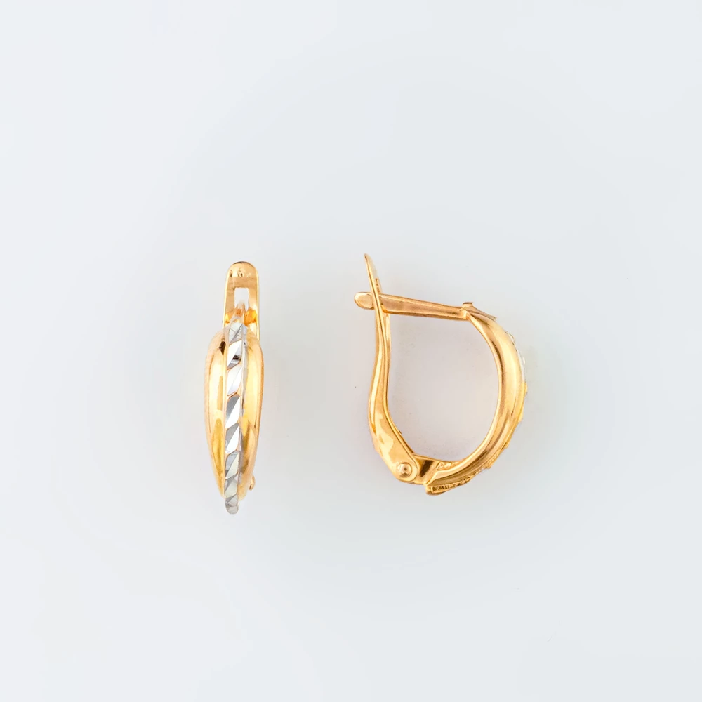 Серьги из красного золота 585 пробы