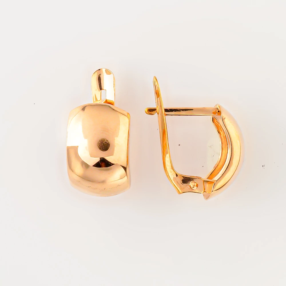 Серьги из красного золота 585 пробы