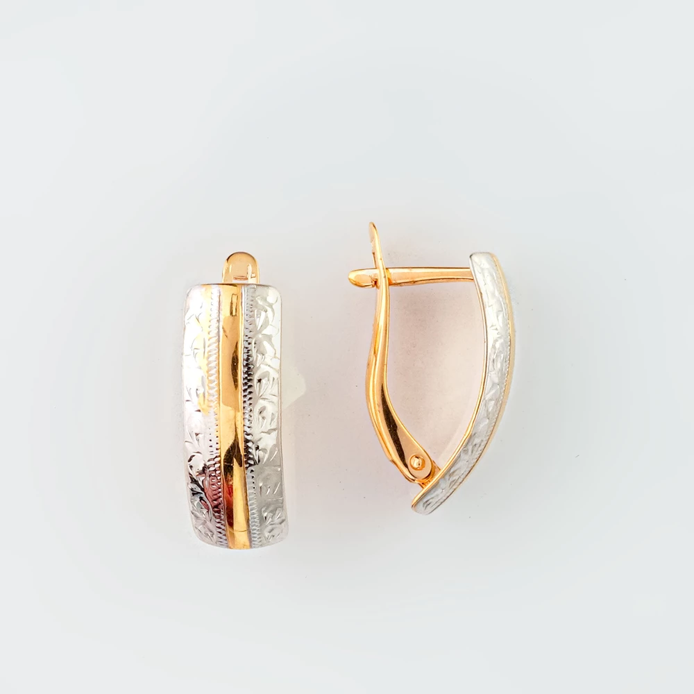 Серьги из красного золота 585 пробы
