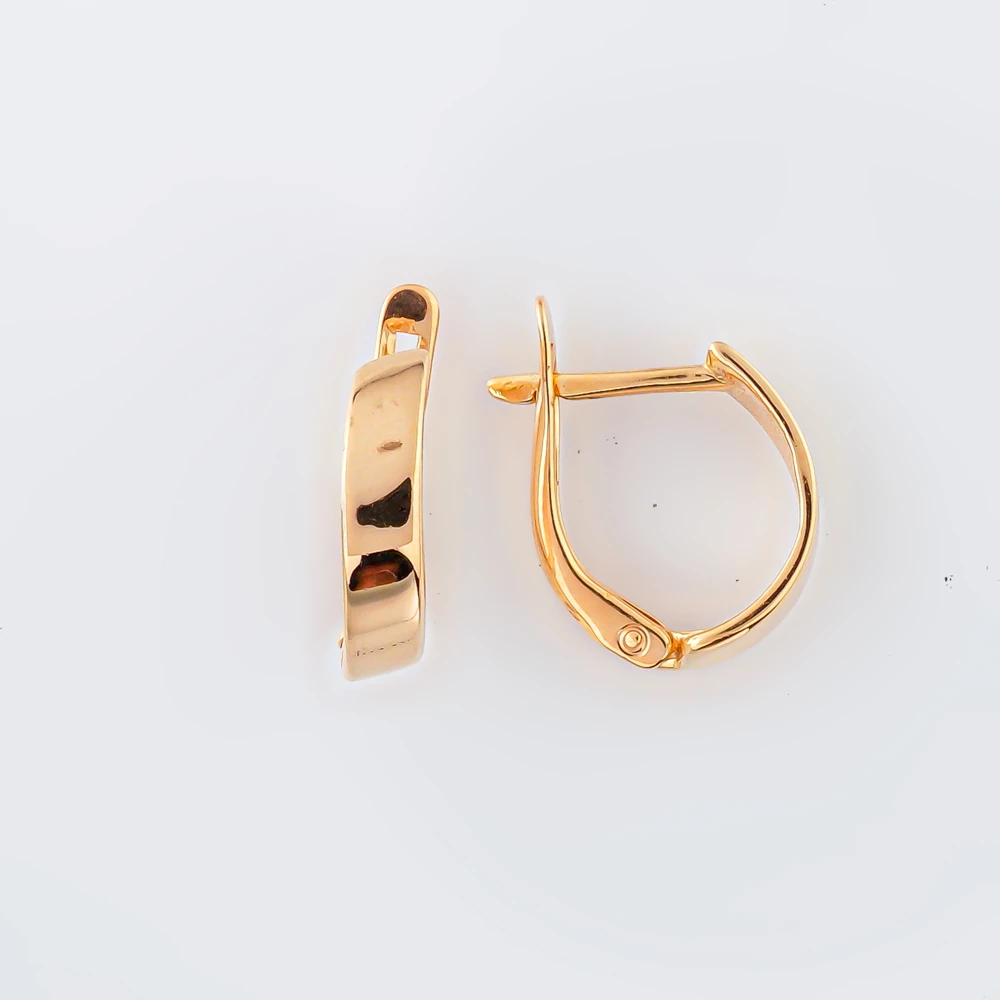 Серьги из красного золота 585 пробы