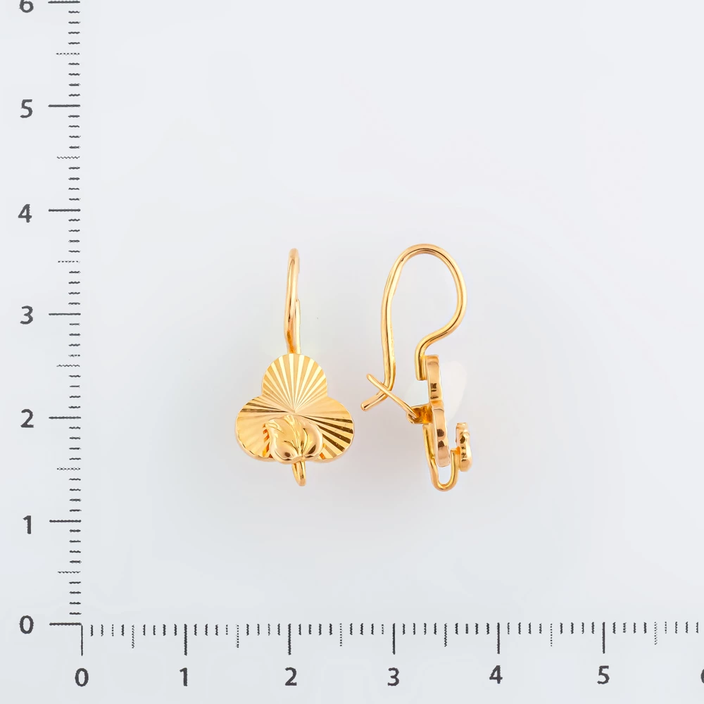 Серьги из красного золота 583 пробы