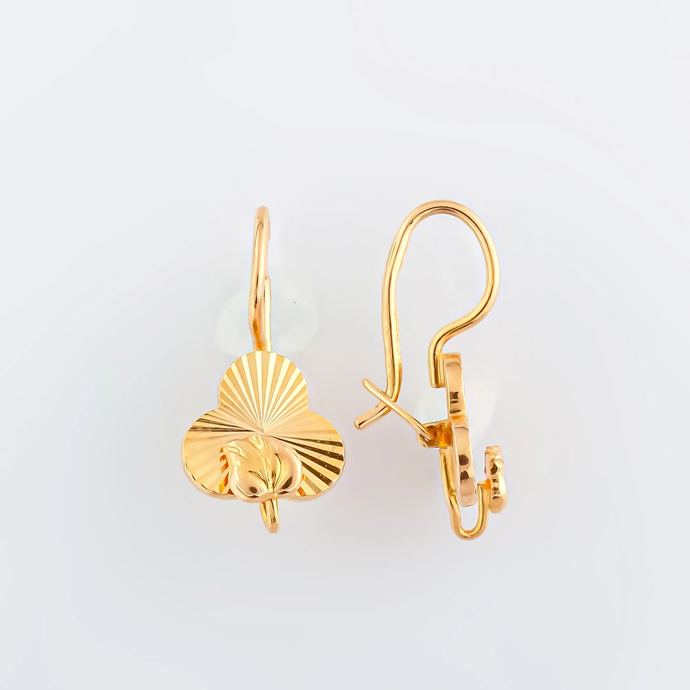 Серьги из красного золота 583 пробы