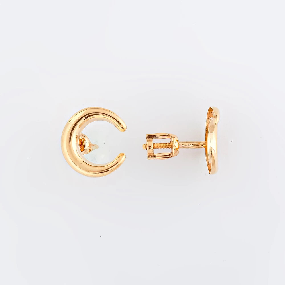 Серьги из красного золота 585 пробы