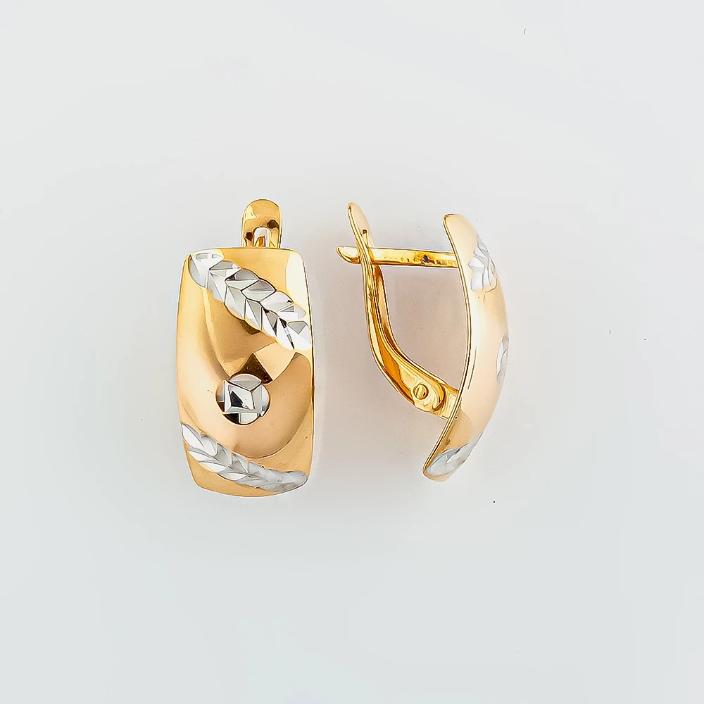 Серьги из красного золота 585 пробы