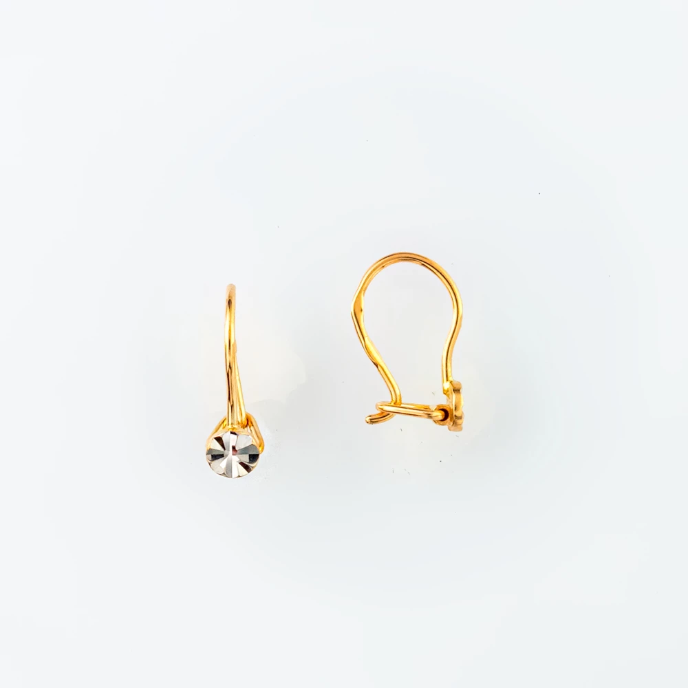 Серьги из красного золота 585 пробы