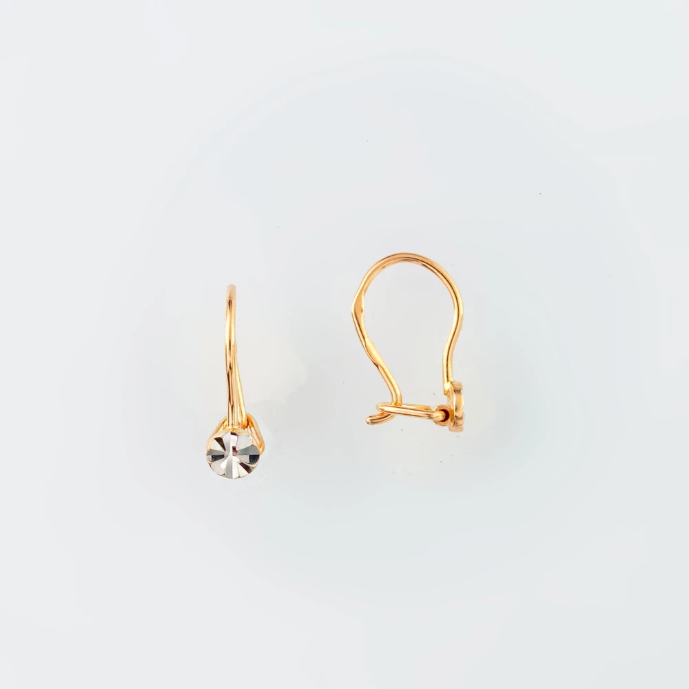 Серьги из красного золота 585 пробы