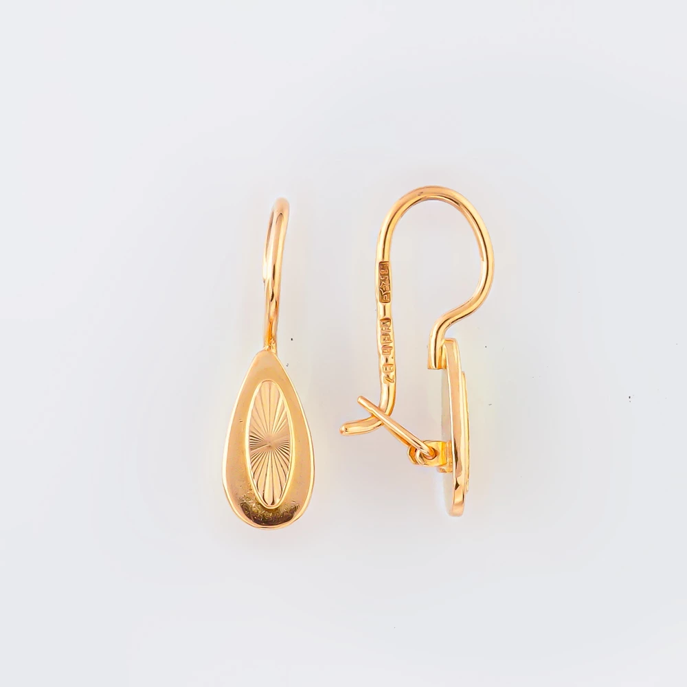 Серьги из красного золота 583 пробы