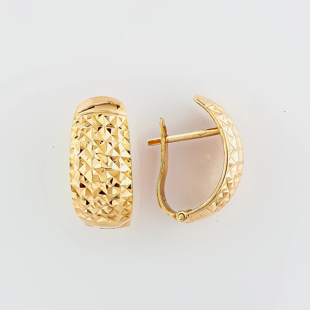 Серьги из красного золота 585 пробы