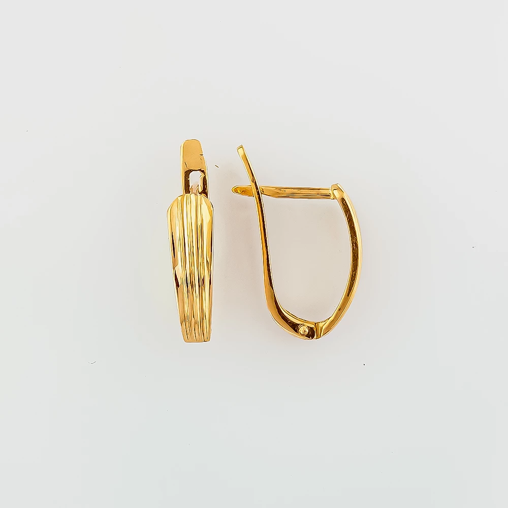 Серьги из красного золота 585 пробы