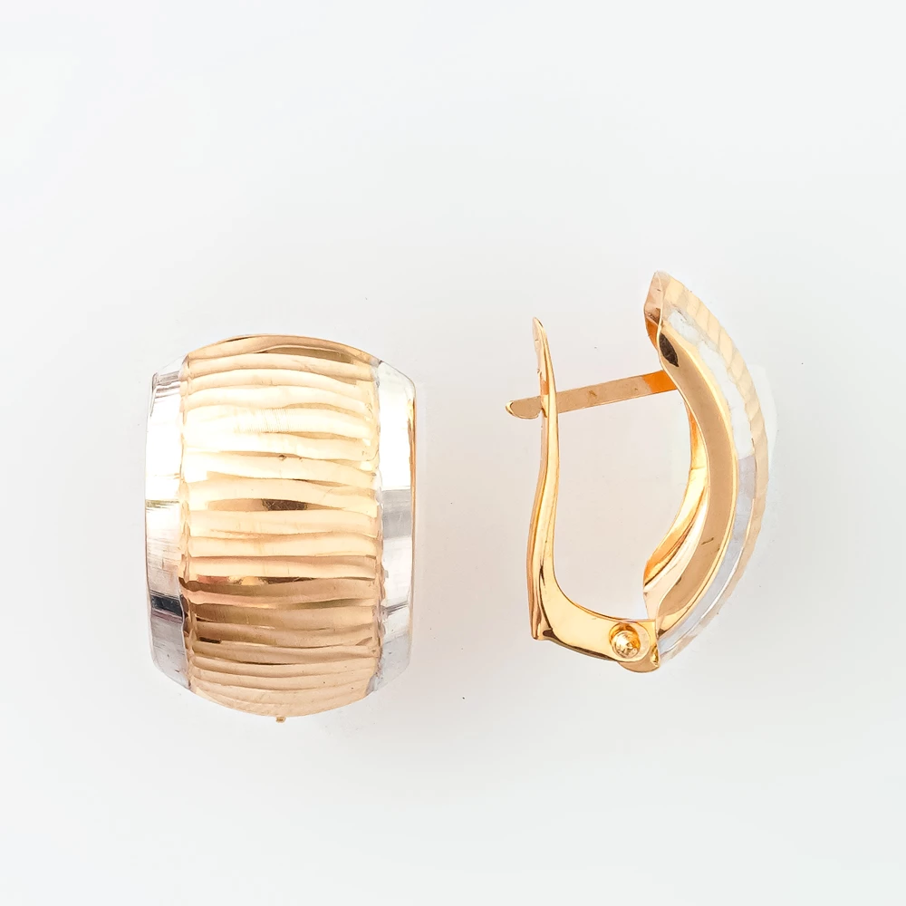 Серьги из красного золота 585 пробы