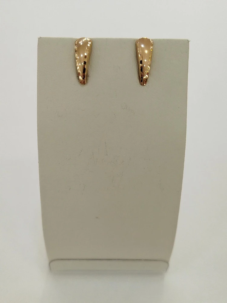 Серьги из красного золота 585 пробы