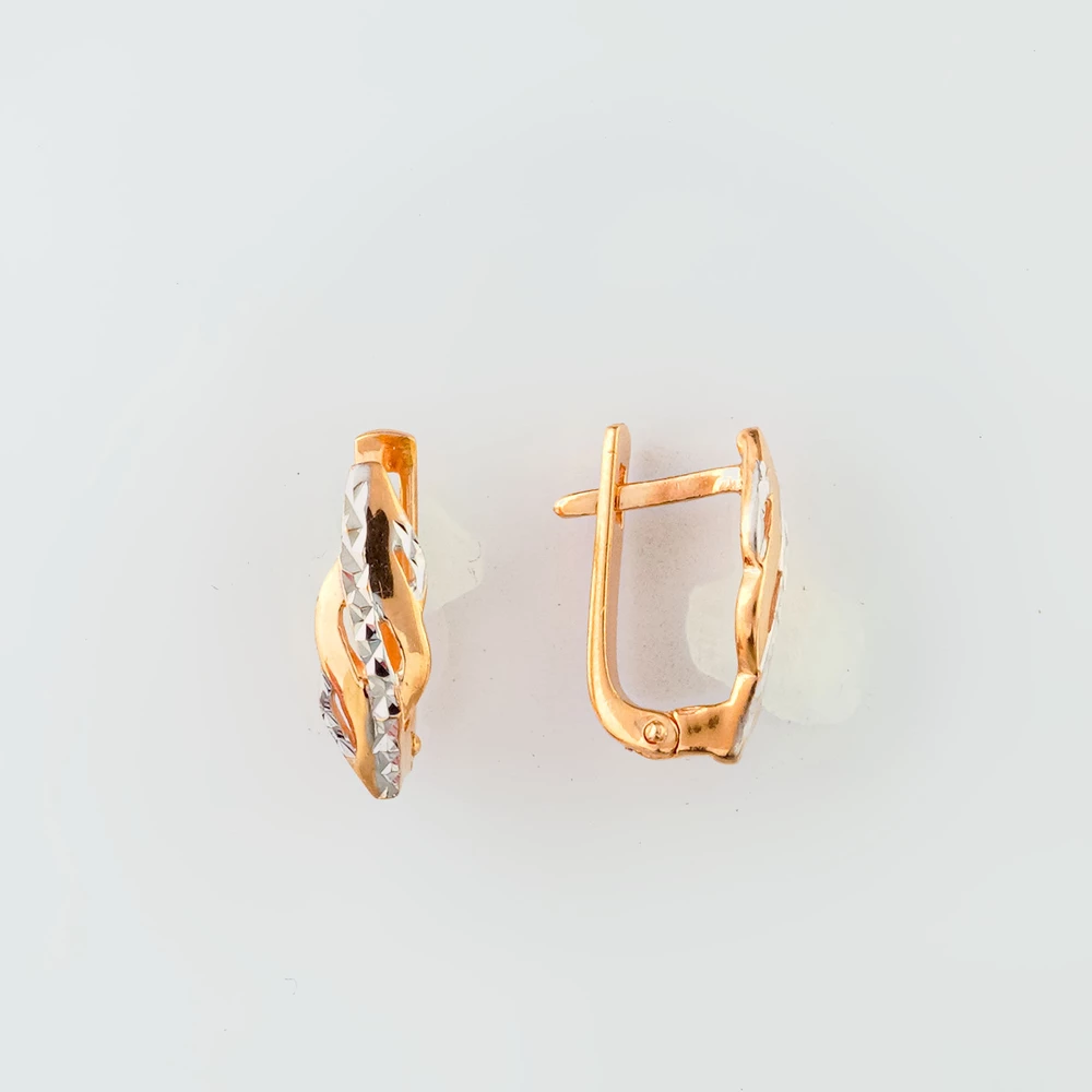 Серьги из красного золота 585 пробы