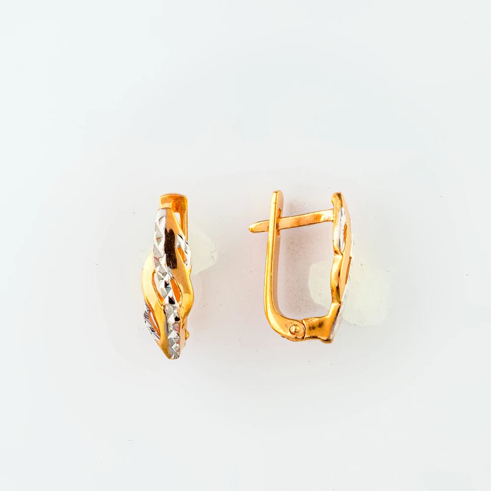 Серьги из красного золота 585 пробы
