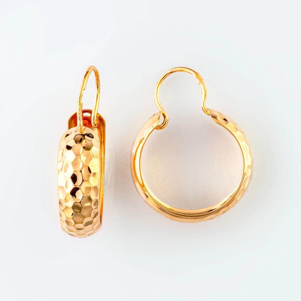 Серьги из красного золота 585 пробы
