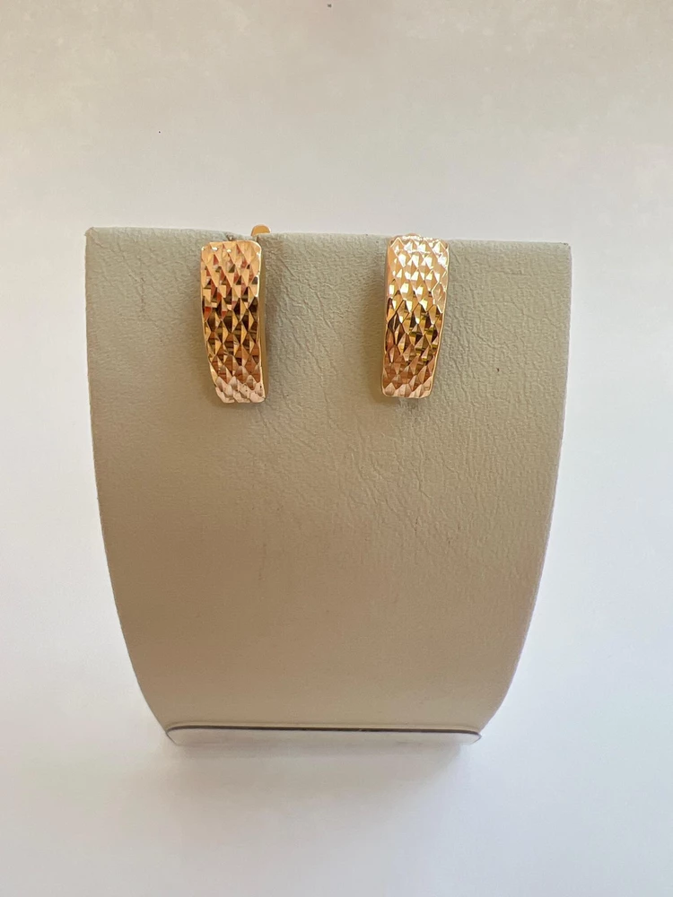 Серьги из красного золота 375 пробы