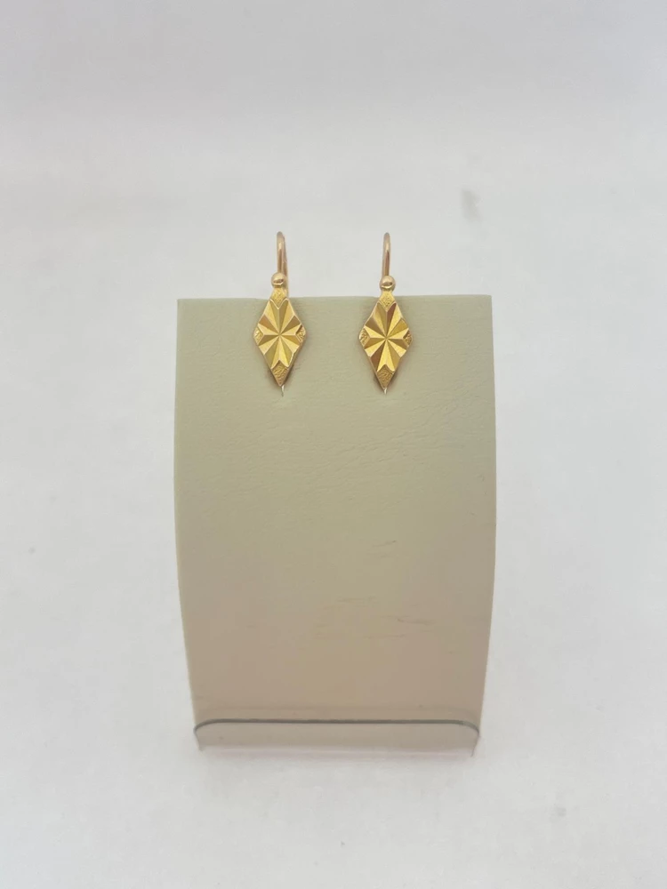 Серьги из красного золота 583 пробы