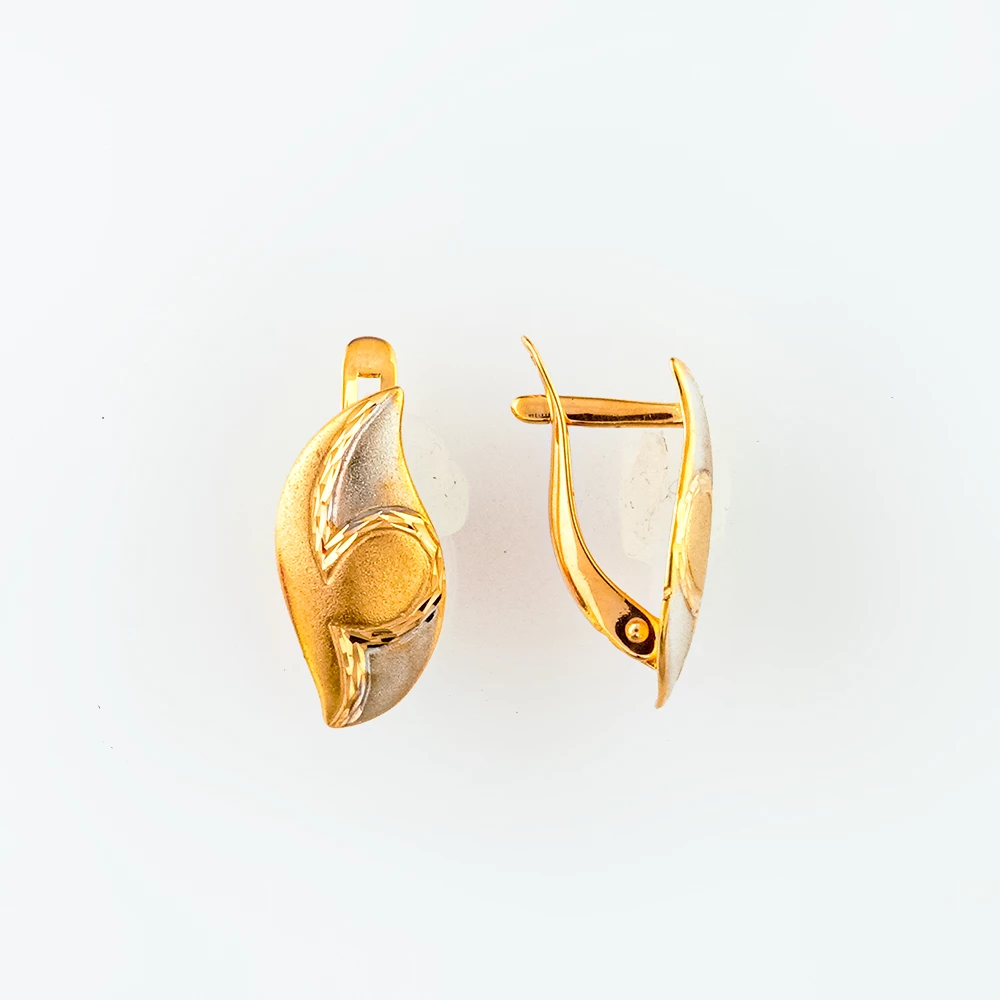 Серьги из красного золота 585 пробы