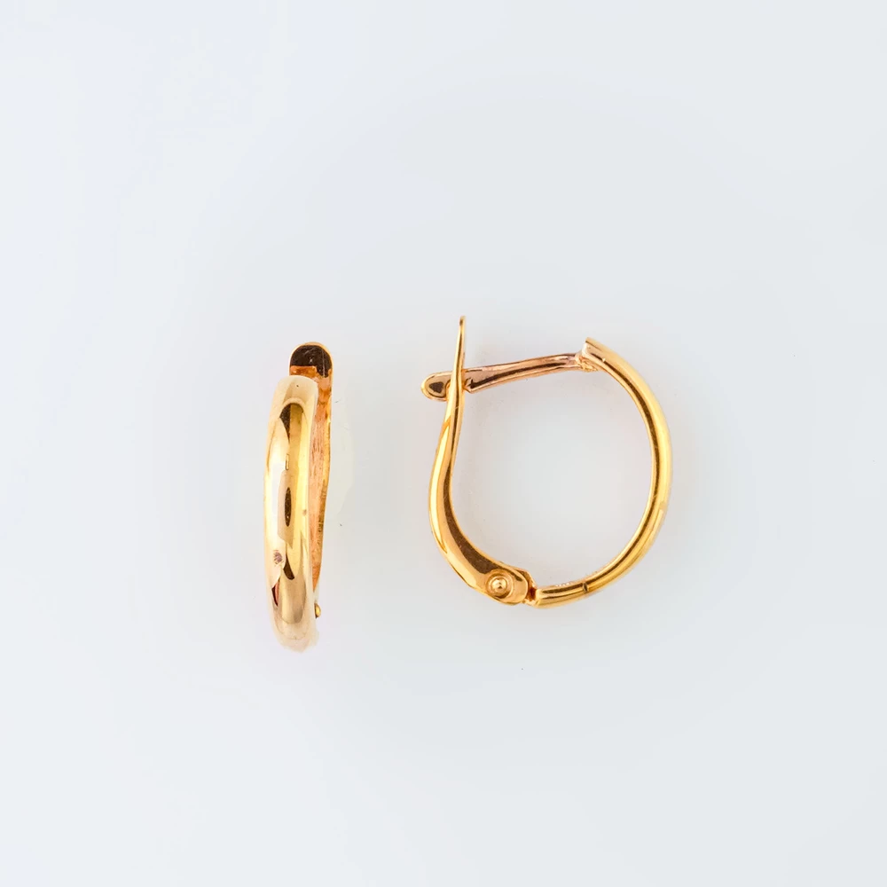 Серьги из красного золота 585 пробы